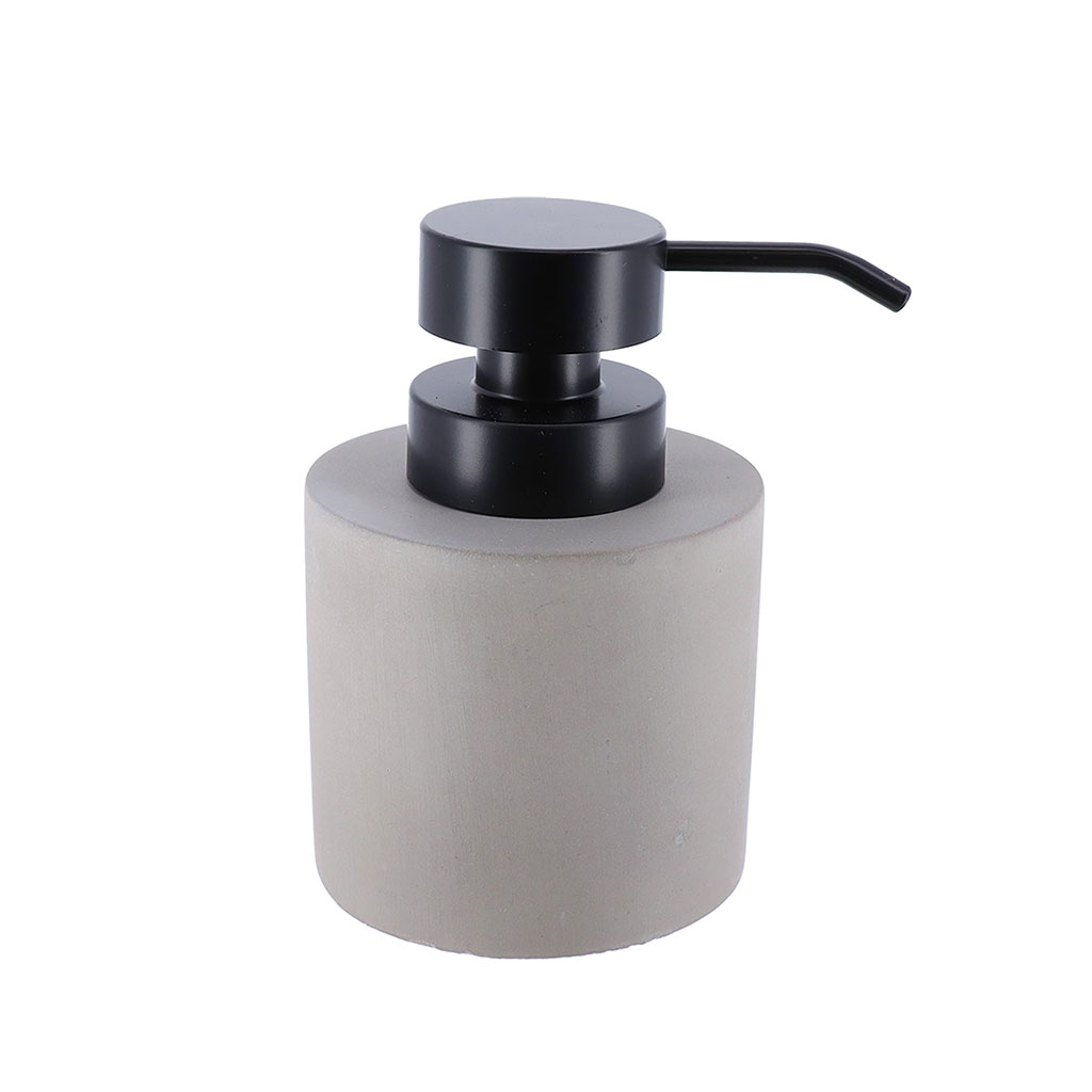 Distributeur savon ciment gris