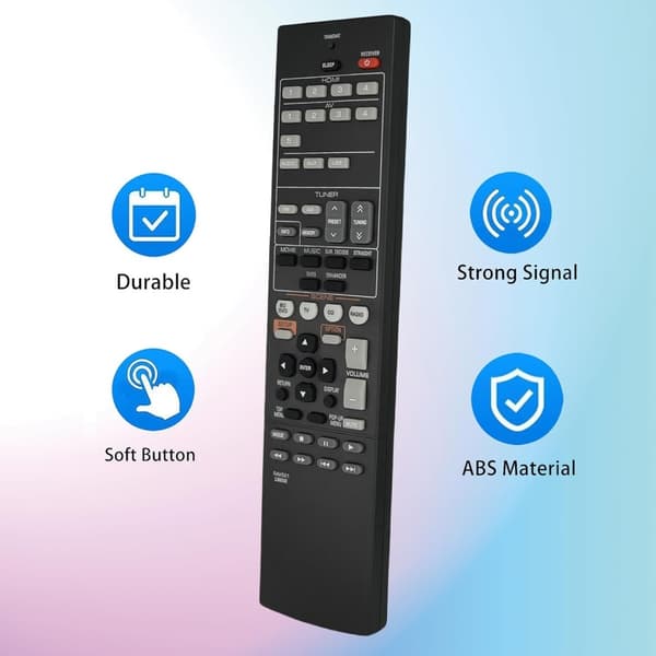 Fjernkontrollerstatning for RAV521 For Yamaha Audio/Video Receiver