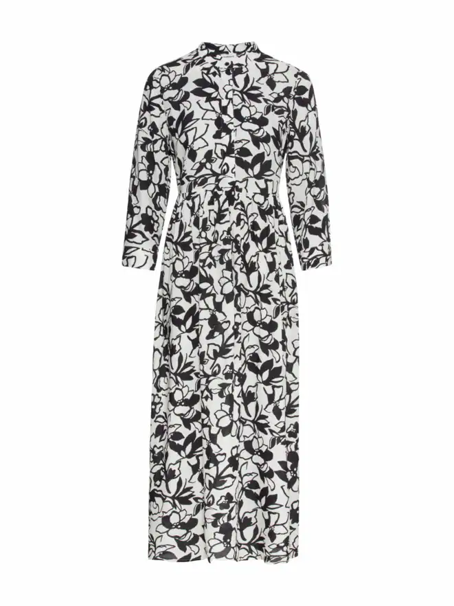 Viskosekleid Blumendruck