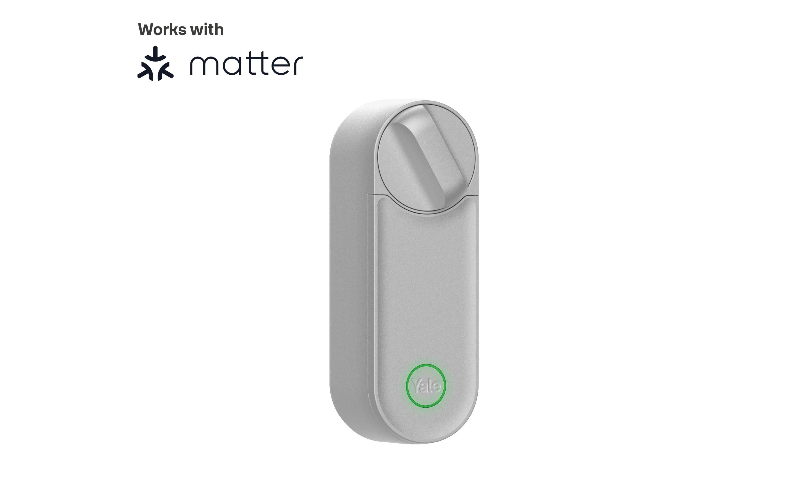 Linus L2 Smart Lock K-Kit, Silber<br>Intelligentes Türschloss, mit WLAN- und Bluetooth- und NFC- Verbindung
