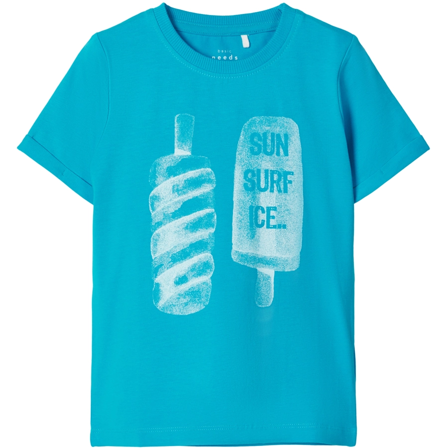 name it T-Shirt NMMVUX Hawaiian Ocean