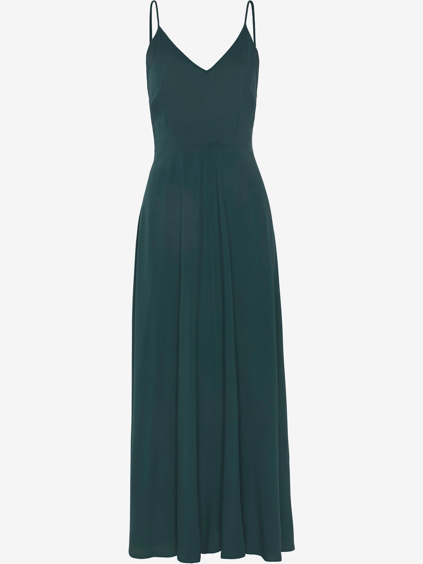 Robe longue belle encolure en v