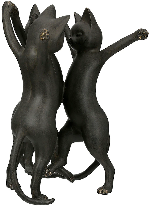 GILDE Tierfigur »Katze Gatto-Trio, schwarz«