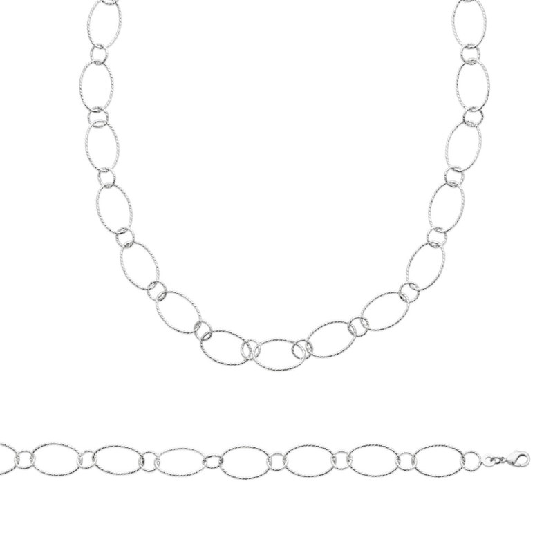 Bracelet Femme - Argent 925 - Longueur : 19 cm