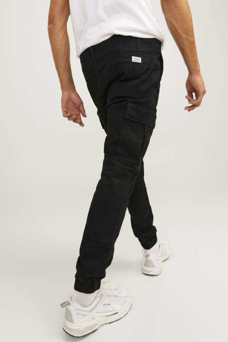 JJ Rebel zwarte heren broek