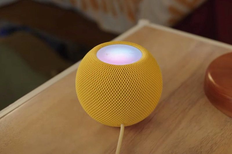 Apple - HomePod Mini - Smart Speaker - Geel - 360°-Audio