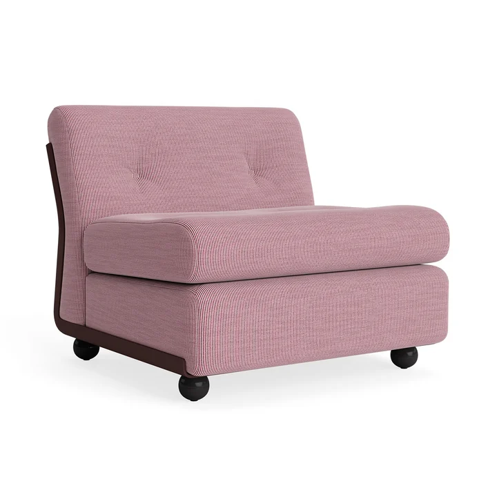 HAY - Amanta 1 Sitzer Sofa, burgundy red / rot (HAY Yuma 1851)