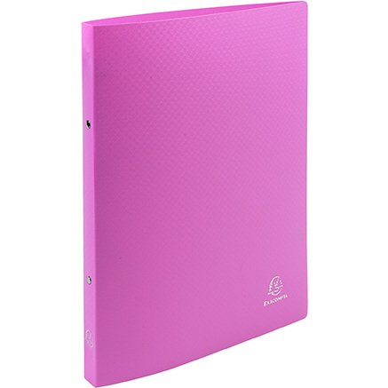 Classeur 2 anneaux plastifié Exacompta Opak A4 - Dos 2 cm couleurs assorties