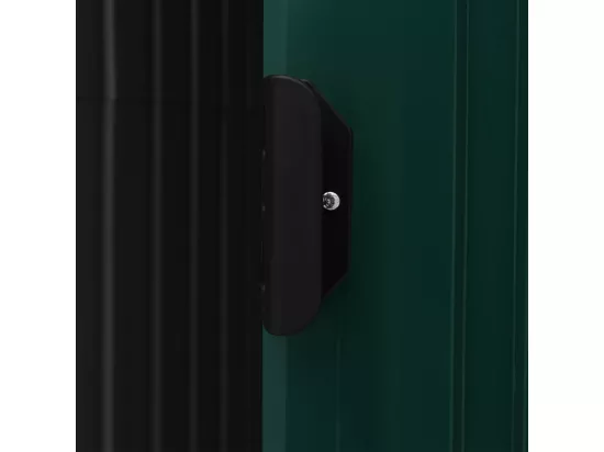 Abri de jardin avec étagère Vert 205x130x183 Fer