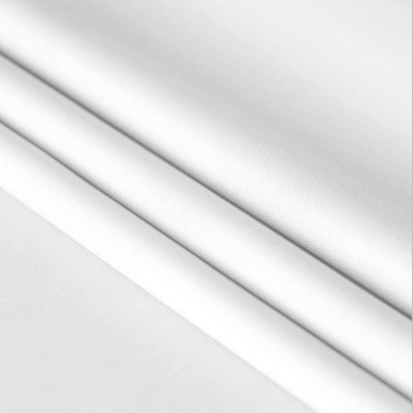 (140x260cm) Stoff Tischdecke Esszimmer Home Deko Tisch Tuch Uni Design - Weiss