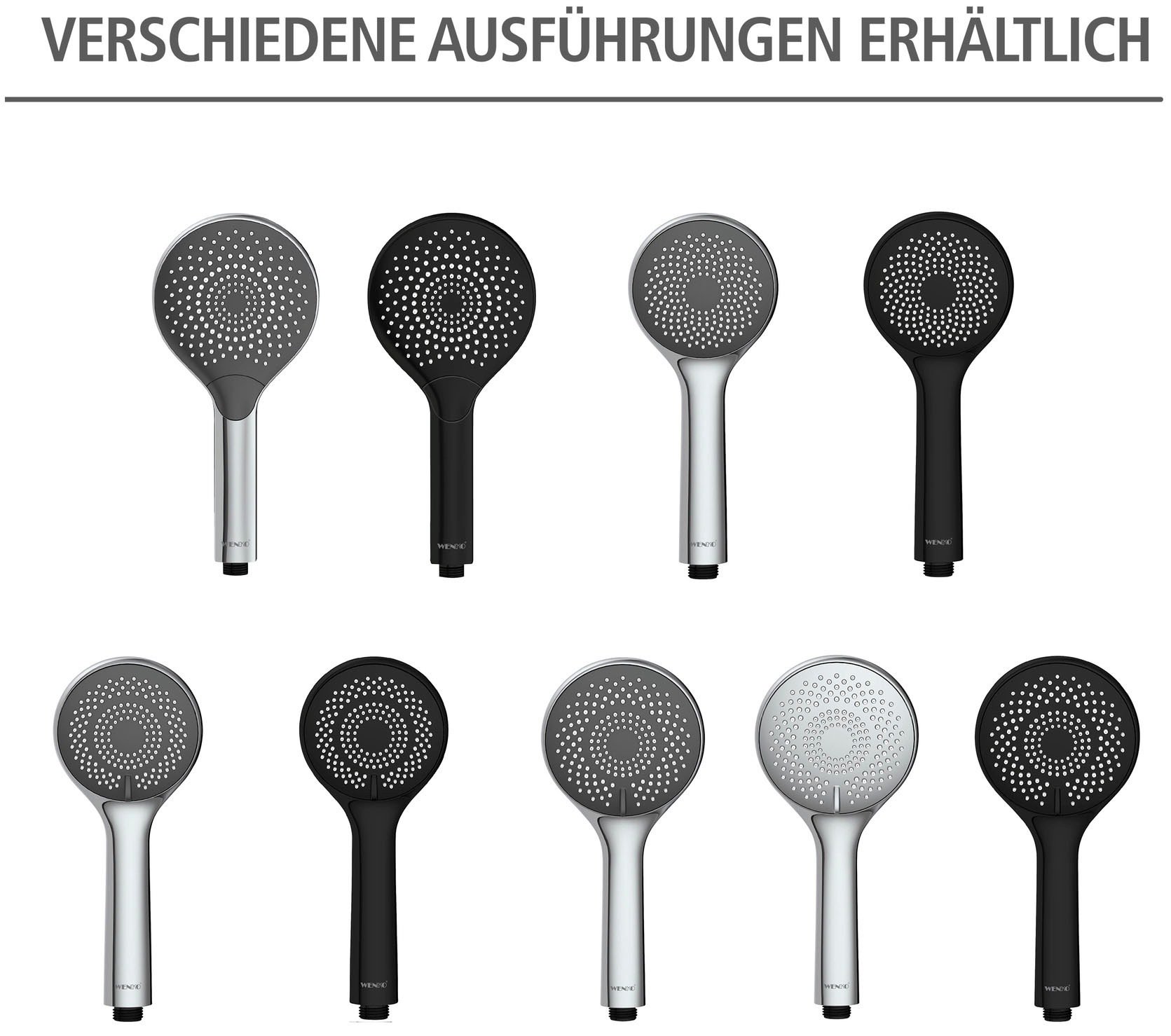 WENKO Handbrause »Watersaving System« Duschkopf Watersaving, Durchmesser 9,6 cm