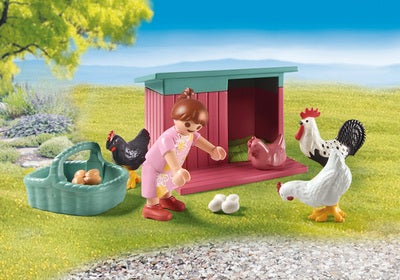 Playmobil 71510 My Life Byggesett Liten Hønsegård i Tiny House-hagen