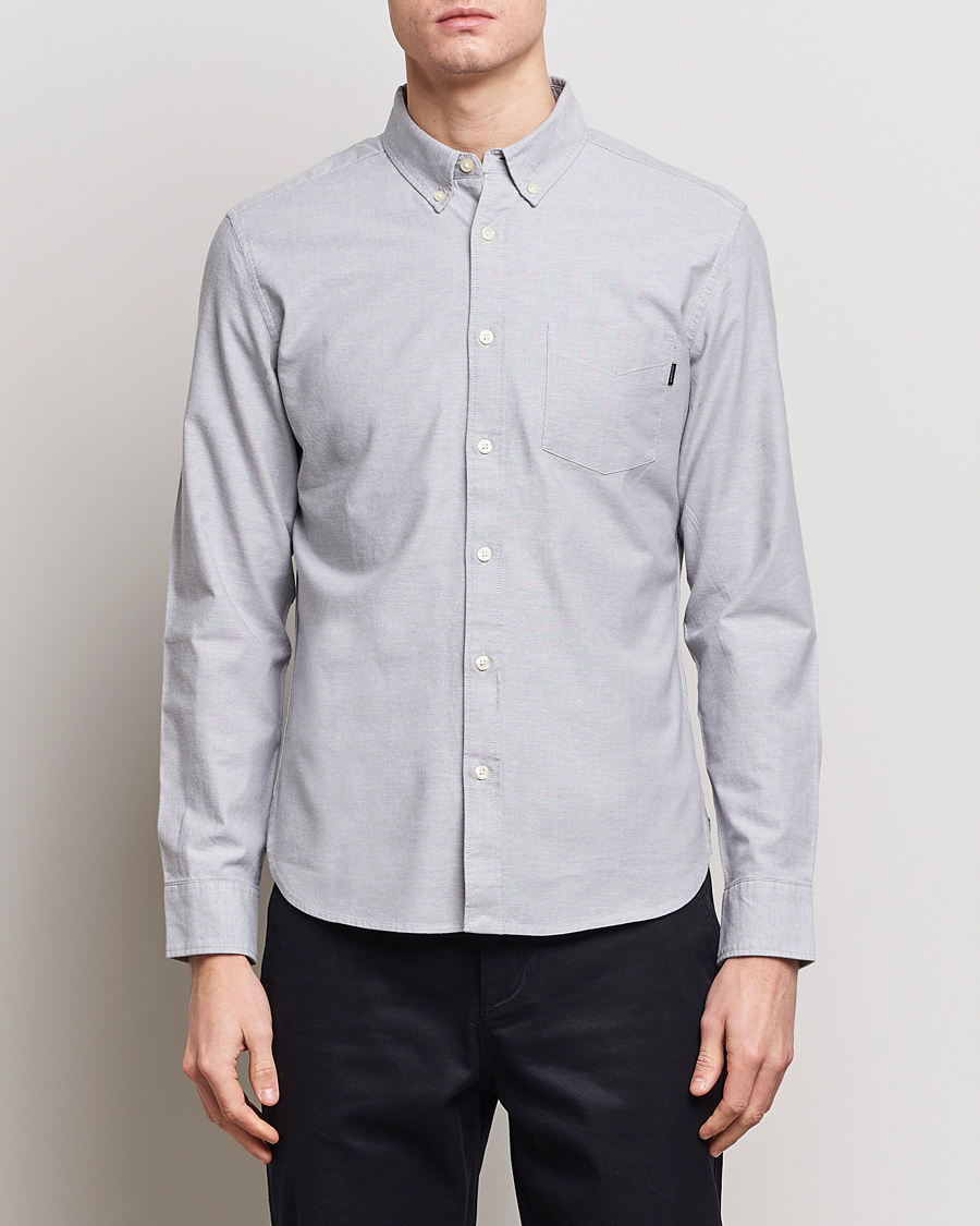 Dockers Cotton Stretch Oxford Shirt Medium Grey Heather
