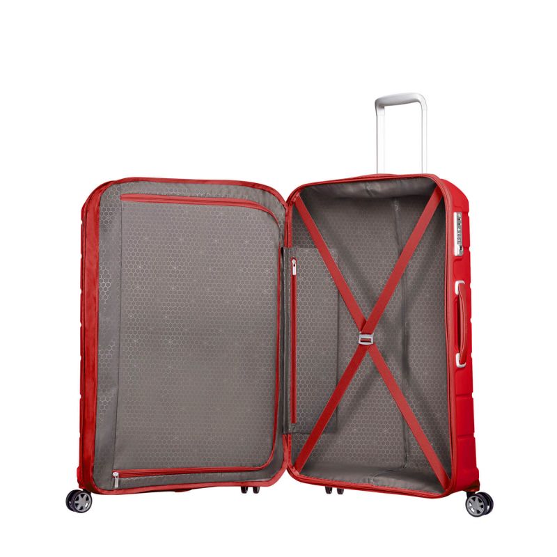 Valise rigide Flux 68 cm Extensible Red