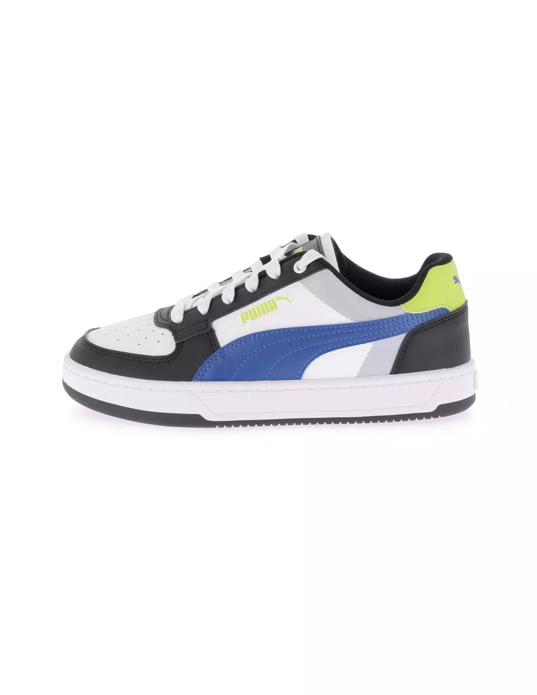 PUMA CAVEN 2 BLOCK JR - Baskets NOIRVERTBLEAU