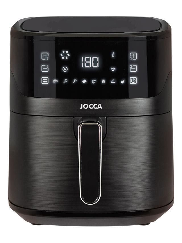 JOCCA Heißluftfritteuse mit mit Touchscreen & 8 Programmen, 6,5 l