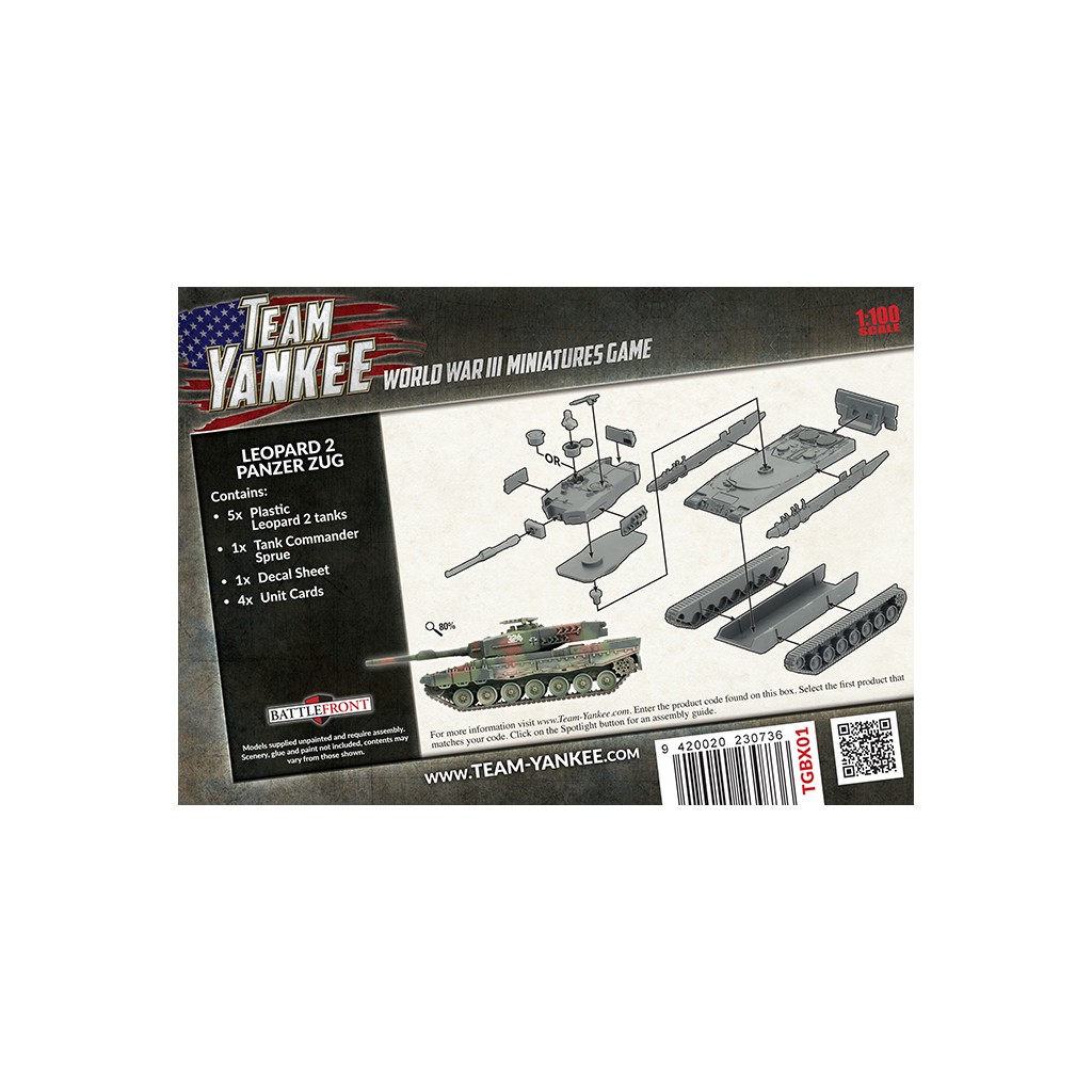 Team Yankee - Leopard 2 Panzer Zug