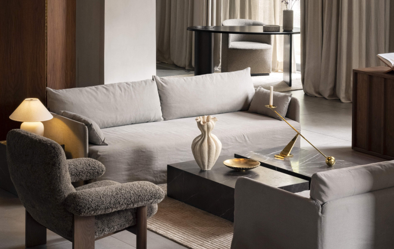Audo Copenhagen Interconnect kandelaar zwart