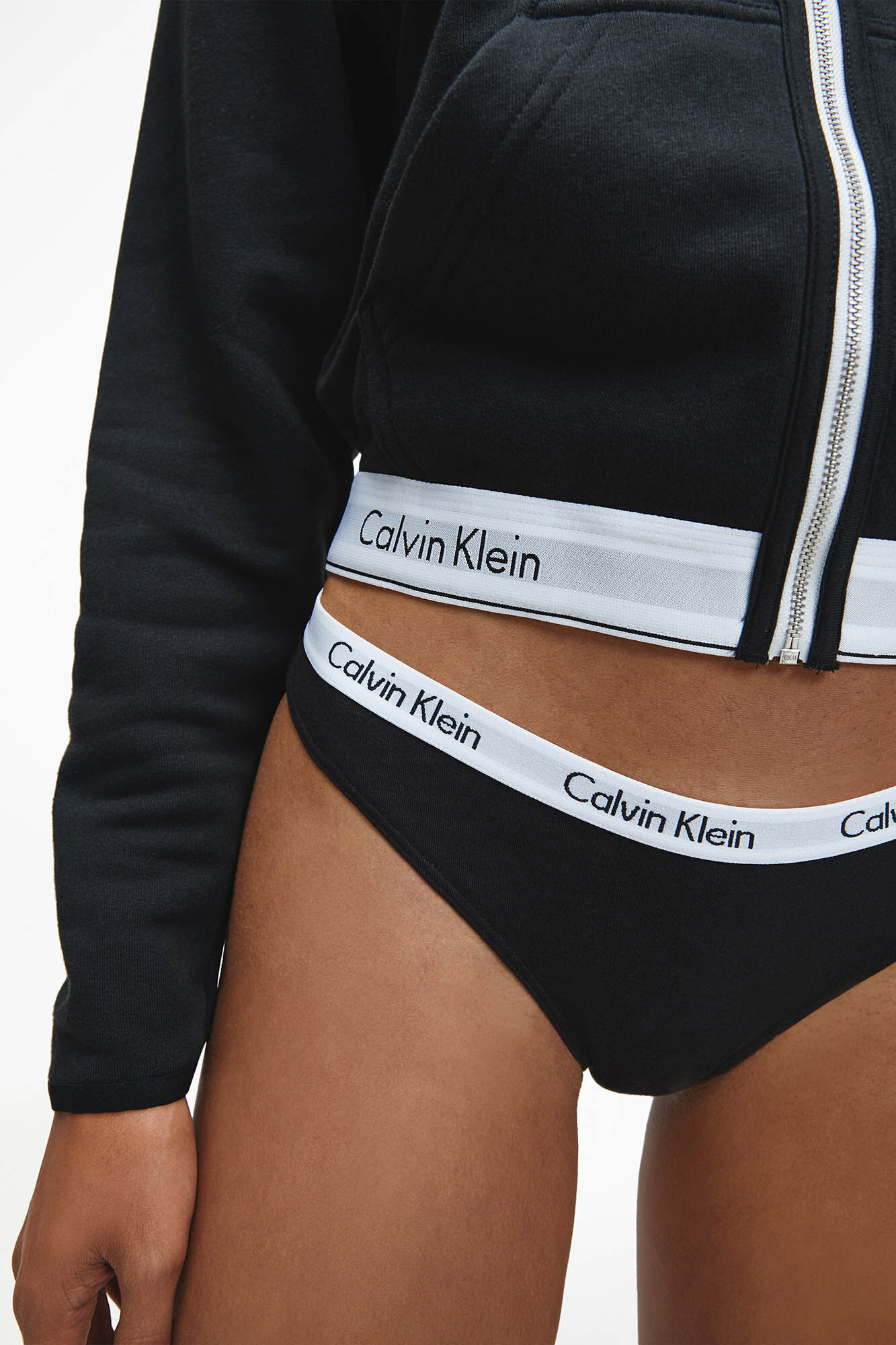 Cuecas Calvin Klein com elástico na cintura (pacote com 3)
