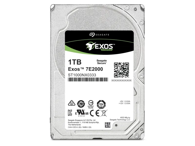 Seagate Exos 7E2000 ST1000NX0313 - Harddisk - 1 TB - intern - 2.5