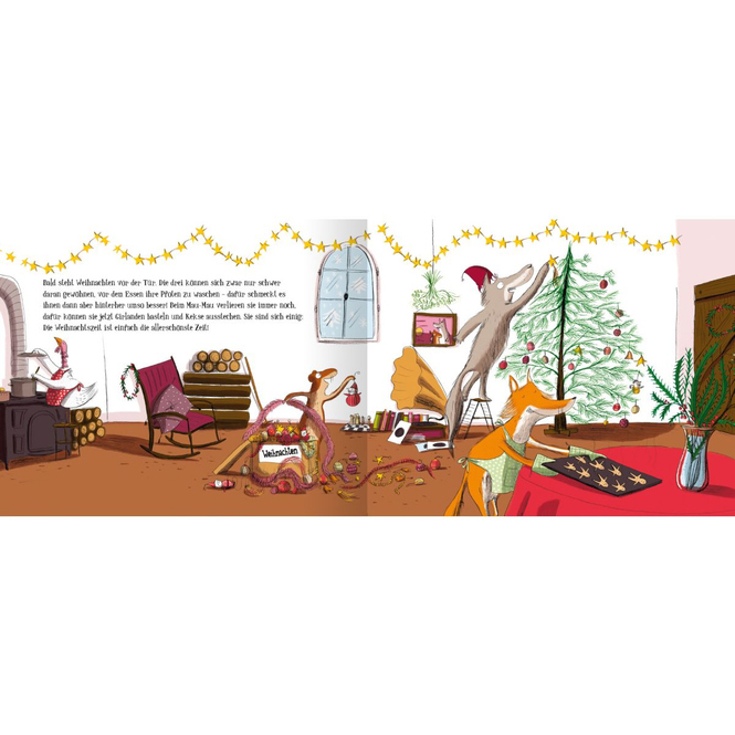 Wie sich die Weihnachtsgans vor dem Ofen rettete