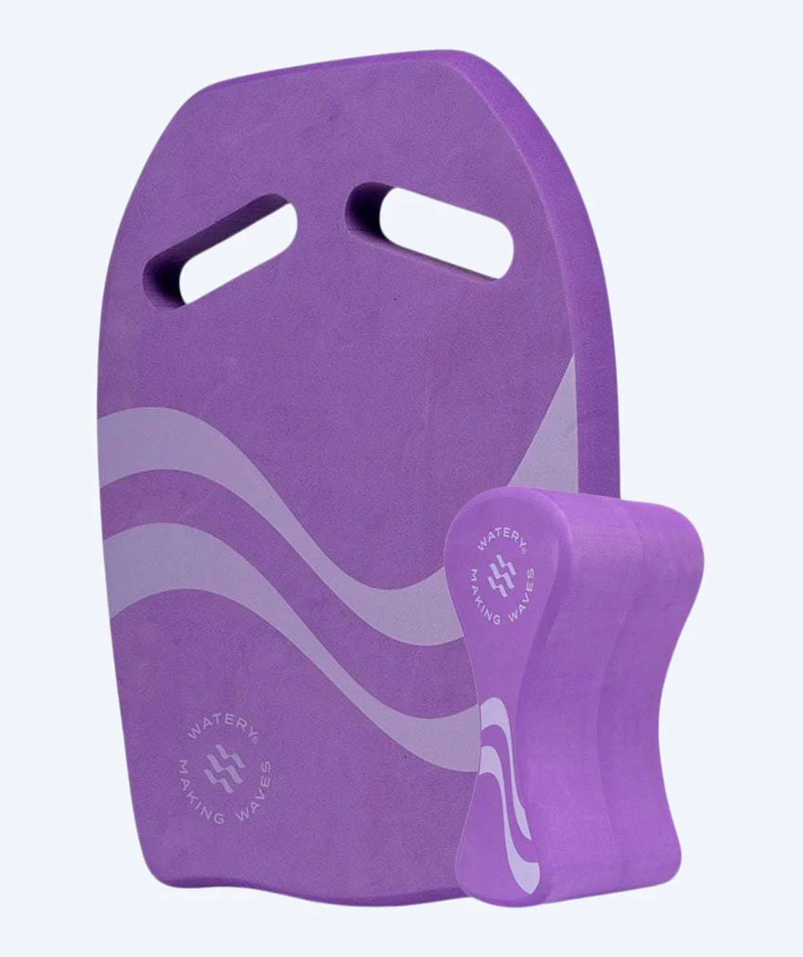 Watery bundle med pullbuoy og svømmeplade - Heat