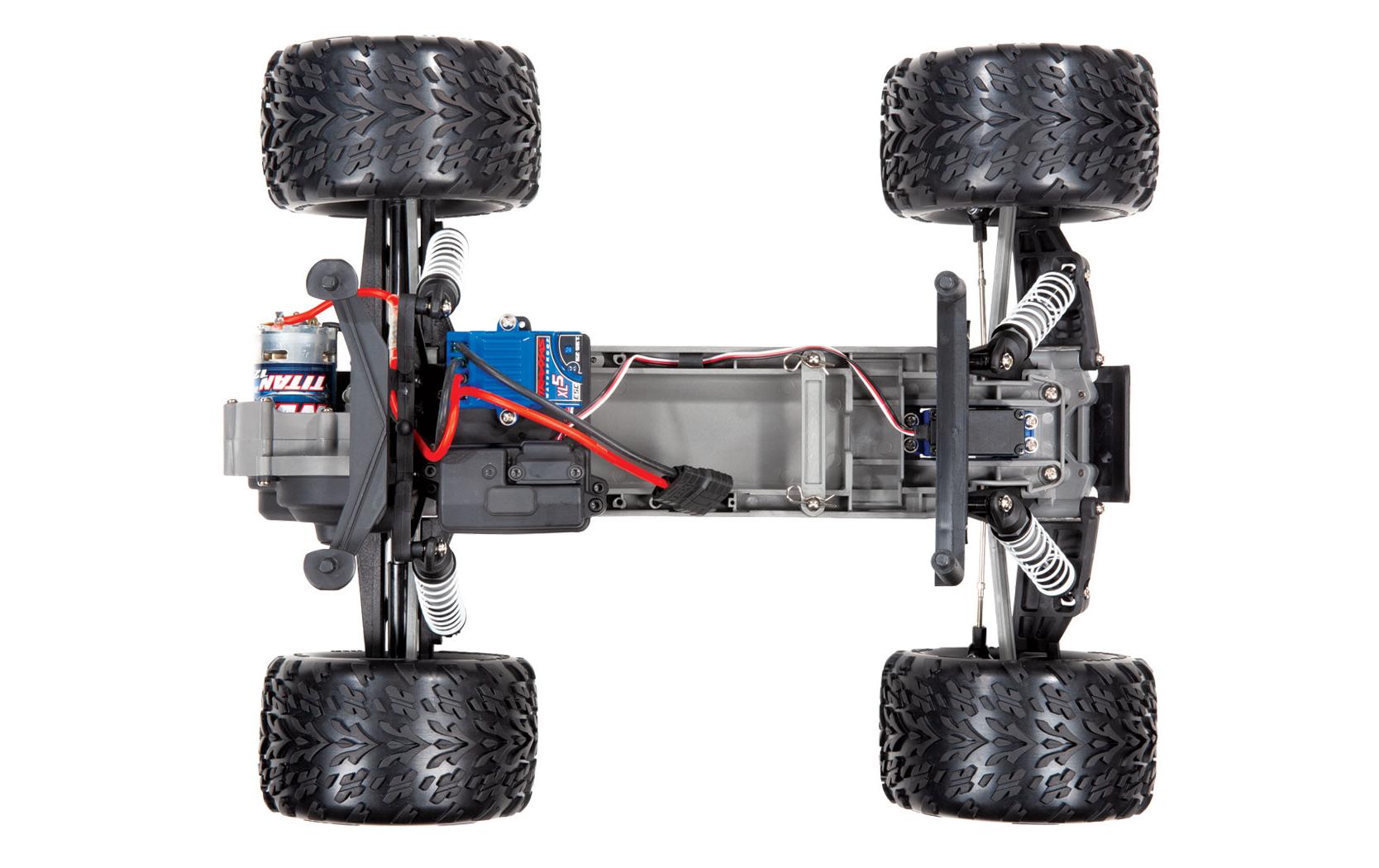 Monster Truck Stampede 2WD, Rot , ARTR, 1:10<br>Monstertruck mit Heckantrieb und 550er Bürstenmotor
