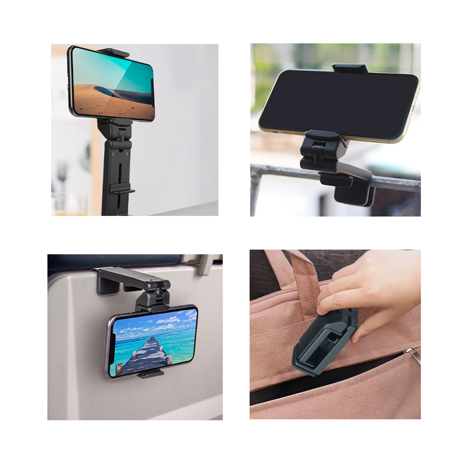 Universal Verstellbare Auto Flugzeug Desktop Smartphone Drehbare 360º Grad Handy Halterung (4.7