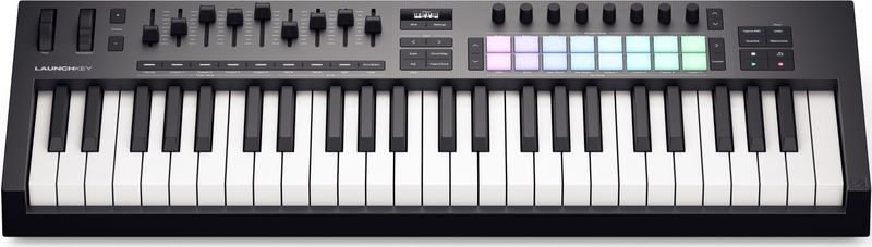 Novation - Launchkey 49 MK4 - MIDI-controller - Wit - Zwart