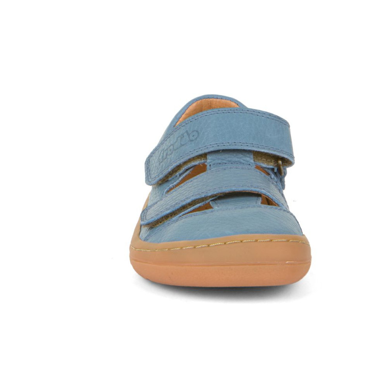 Froddo Froddo Barefoot Sandales Deux Scratchs Bleu Jeans