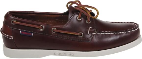 Sebago Docksides Portland Leather Bootschoenen Bruin Man