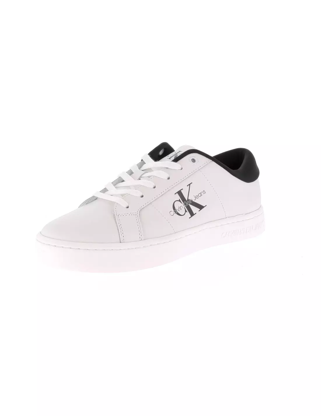 CLASSIC CUPSOLE LOW - Baskets 01WBRIGHTWHITEBLACK