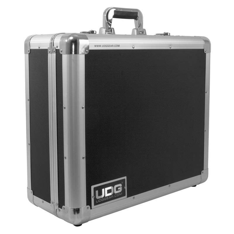 UDG Ultimate Pick Foam Flight Case Multi Turntable flightcase zilver platenspeler met plukschuim