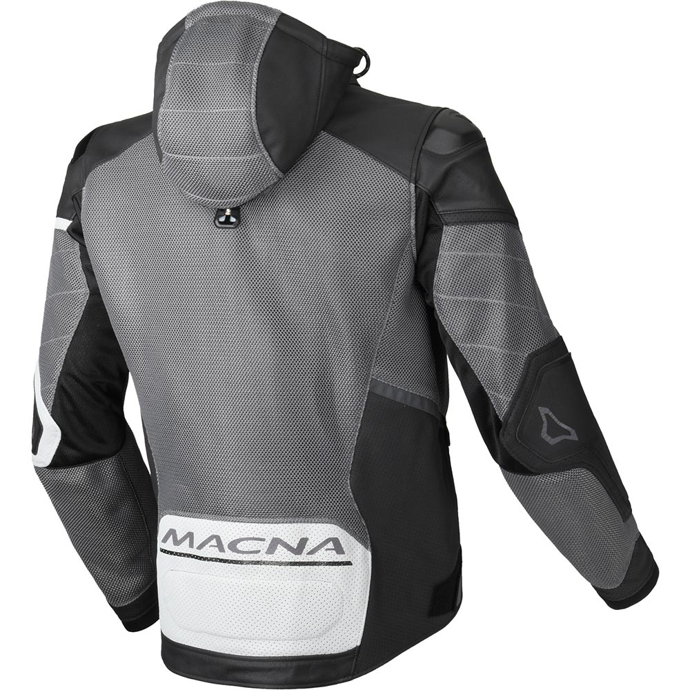 Macna - Blouson Risant Gris / Noir / Blanc