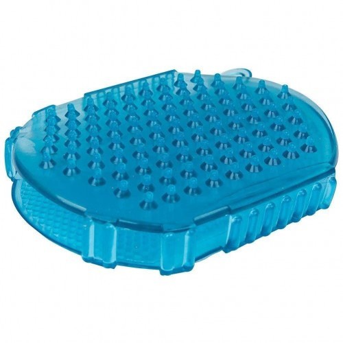 Luva de massagem Brights para cavalos, azul