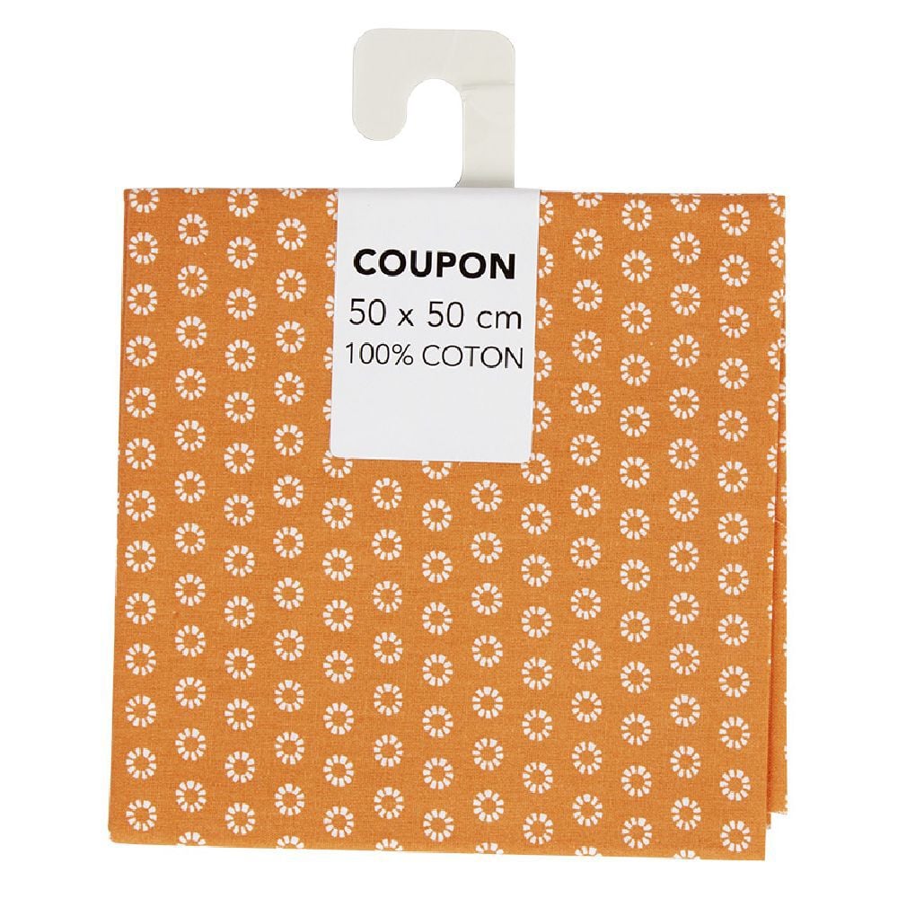 Coupon tissu 100% coton 50x50cm