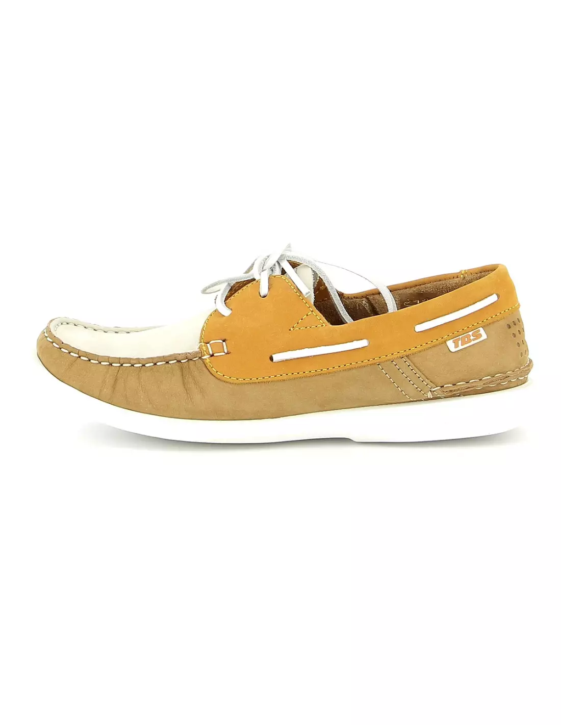 TBS RIVERSS - Bateaux & mocassins Beigecurryoffwhite