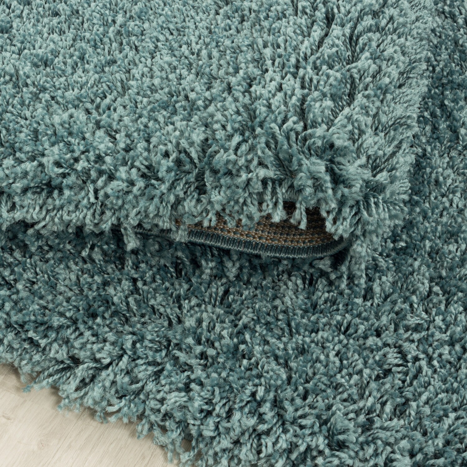 Runde Hochflor Teppich - Flauschiger Langflor Shaggy Teppich, Wohnzimmerteppich