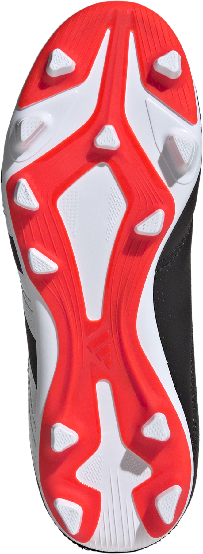 Predator Club Sock FxG Junior Core Black/Footwear White/Solar Red