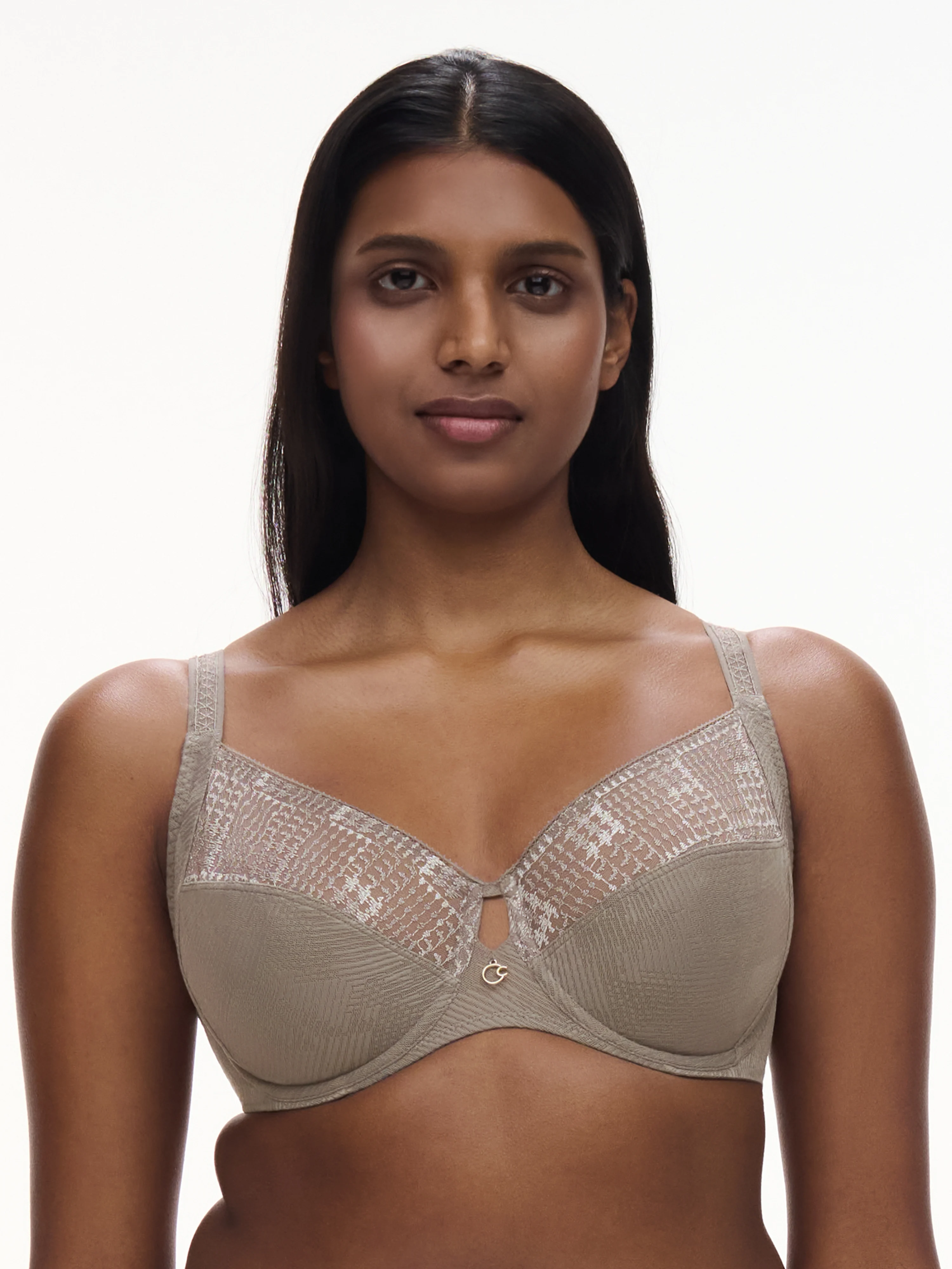 INTRIGUE - Soutien-gorge emboîtant broderie | Gris