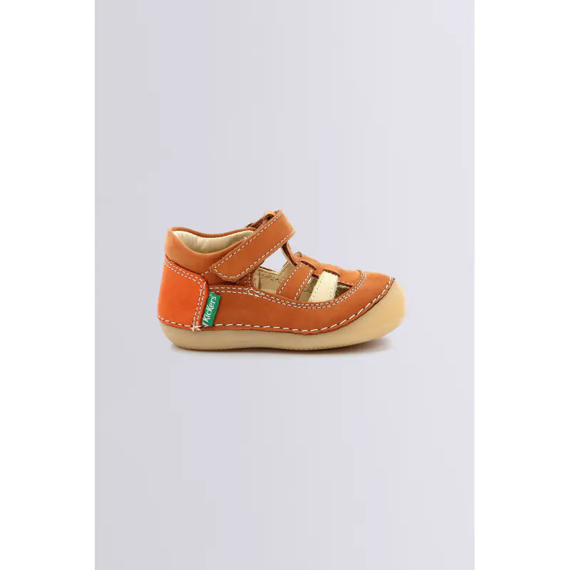 Sushy Camel orange SALOMÉS Cuir Garçon