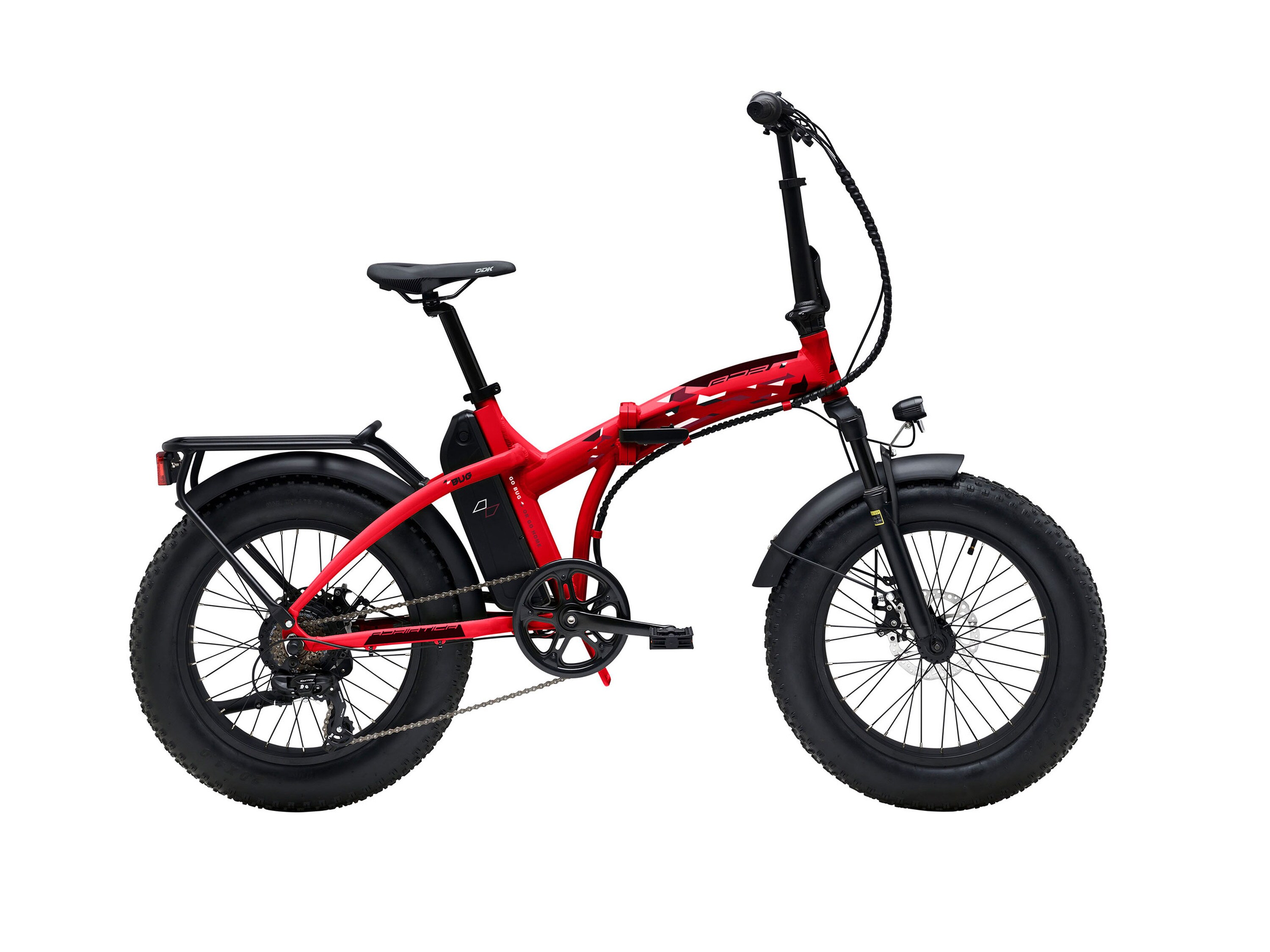 MBM Elektro-Falt-Fahrrad BUG 20 Zoll, rot