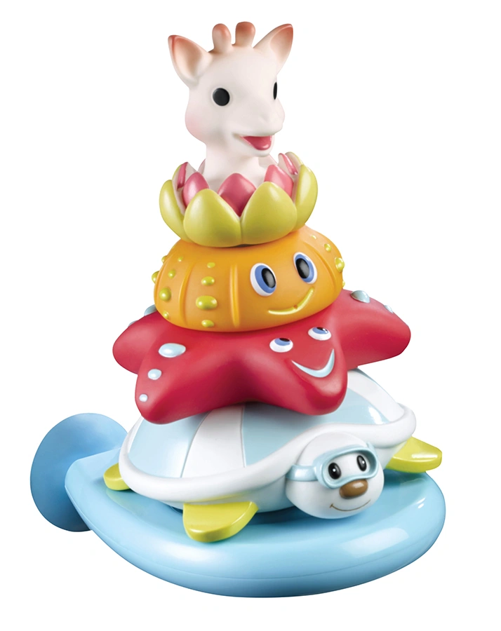 Badewannenspielzeug SPLASH & SURF PYRAMIDE SOPHIE LA GIRAFE® in bunt