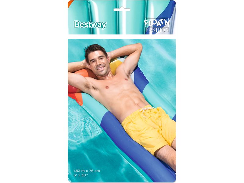Bestway Luftmatratze Tropical Bird 183 x 76 cm Assortiert Super Surf Air Mat