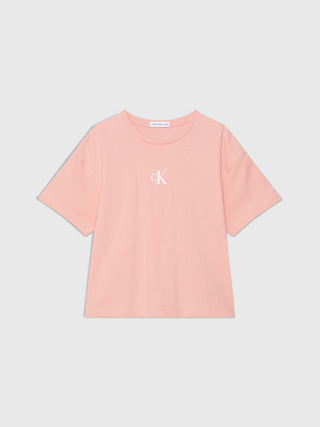 Camiseta com logo de corte quadrado