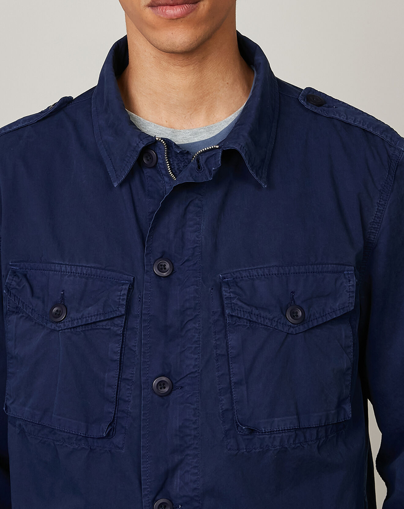 Hartford Blouson Joshua bleu worker