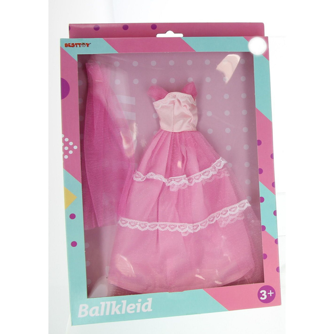 Besttoy - Modepuppenkleidung - lila Prinzessinnenkleid