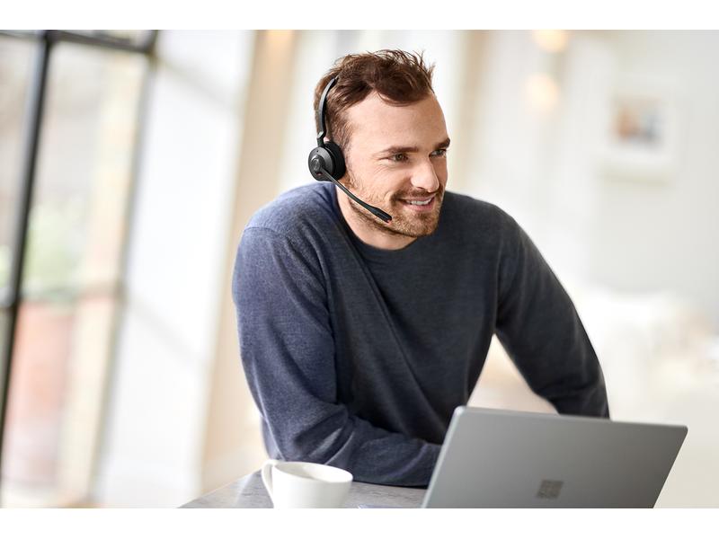 Jabra Headset Engage 55 MS Duo USB-C Professionell klingende Anrufe. Ganz gleich, wo Sie arbeiten