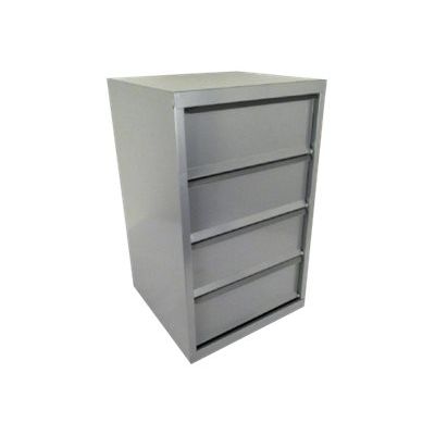 Meuble à clapets - 4 clapets - aluminium