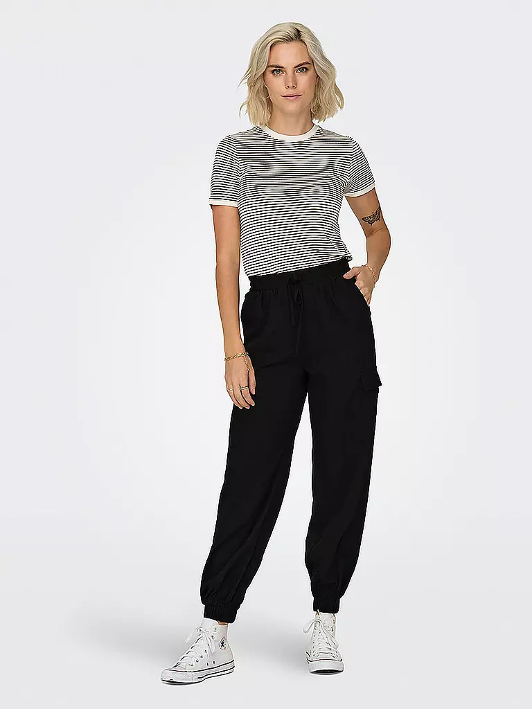 ONLY Cargohose ONLKATINKA  schwarz
